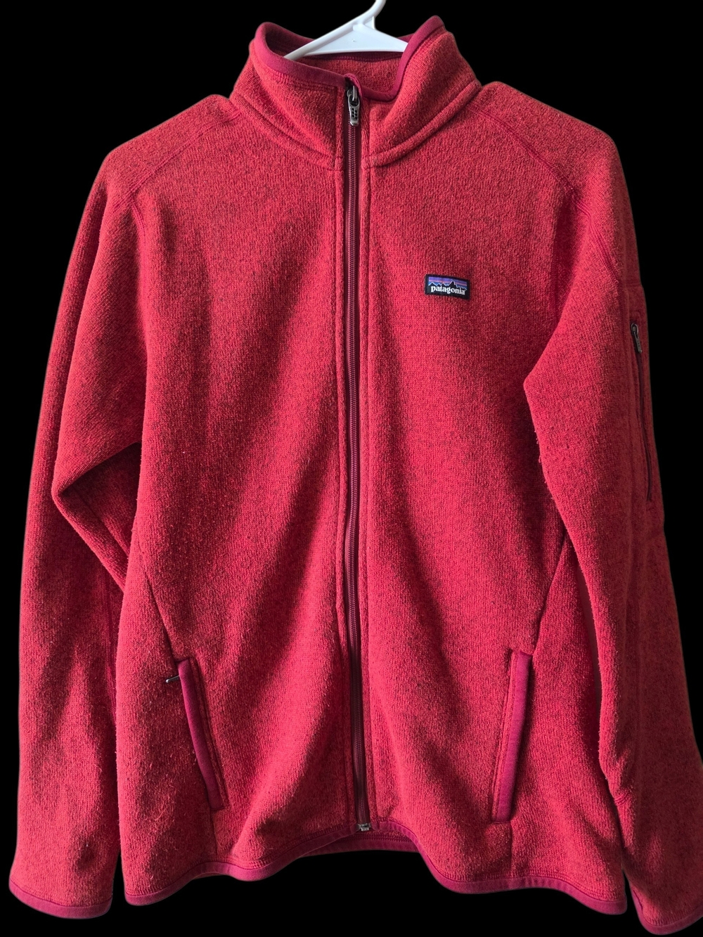 Patagonia Women Full-Zip Fleece Jacket - Red